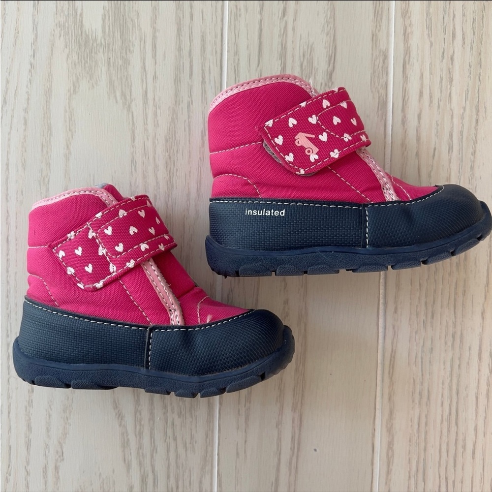 Like-new See Kai Run pink boots - Picture 3 of 6